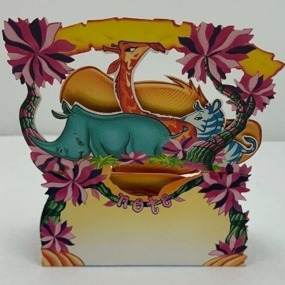 Disney Pop Up Birthday Greeting Card Set of 6 Vintage Deadstock - Picture 3 of 8